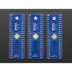 PCB adaptador para chips 44-QFN ou 44-TQFP - Pack de 3	