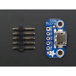 PCB adaptador USB Micro-B	