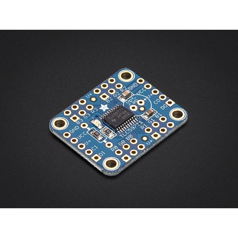 Driver para LEDs c/ 12 canais PWM 16bits - Interface SPI - Adafruit TLC59711	