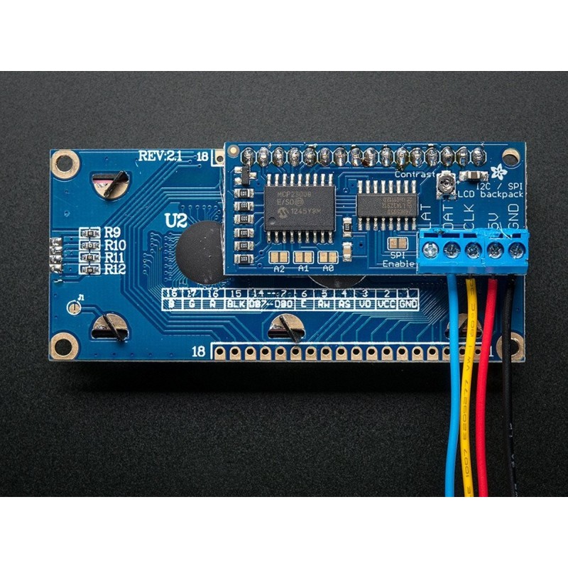 Adaptador i2c / SPI para LCDs 16x2 ou 20x4	