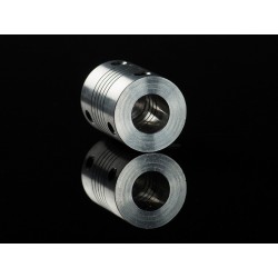 Aluminum Flex Shaft Coupler - 5mm to 10mm