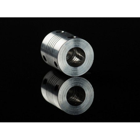 Aluminum Flex Shaft Coupler - 5mm to 10mm