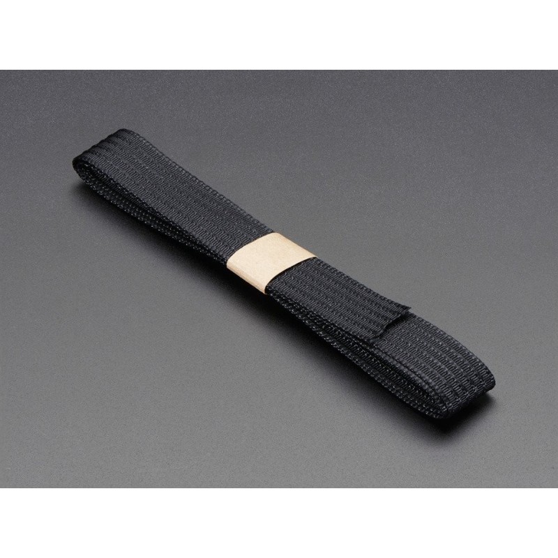 Conductive thread ribbon cable - Black - 91cm