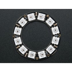 NeoPixel - Anel c/ 12 LEDs RGB WS2812 5050 c/ Driver integrado