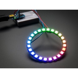 NeoPixel - Anel c/ 24 LEDs RGB WS2812 5050 c/ driver integrado	