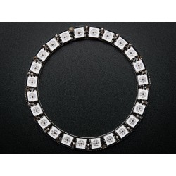 NeoPixel Ring - 24 x WS2812 5050 RGB LED with Integrated Drivers	