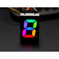 RGB 7-Segment Digit - 1" Tall Digit	