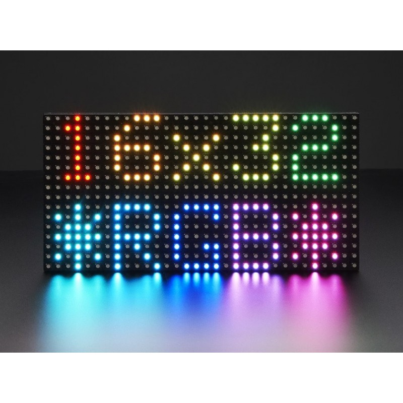 Painel Matriz de LEDs RGB 16x32pixeis - 192x96mm