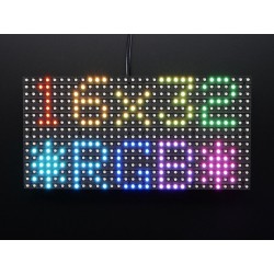 Painel Matriz de LEDs RGB 16x32pixeis - 192x96mm	