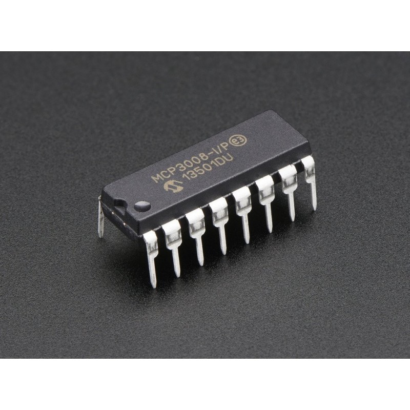 ADC 8 canais 10bits por SPI - MCP3008	