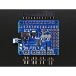 HAT Raspberry Pi p/ Servos c/ 16 canais PWM por i2c - Adafruit	