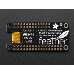 Display OLED 128x32 FeatherWing p/ Feather Boards	