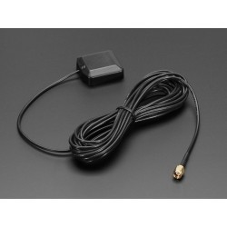 Antena GPS ativa p/ exterior - 3-5V 28dB - conector SMA - cabo 5m	