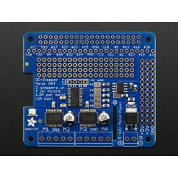 Driver p/ motores DC e Passo a Passo p/ Raspberry Pi - Adafruit