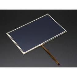 Vidro tátil para displays 7'' - 165mm x 105mm - 4 fios resistivo	