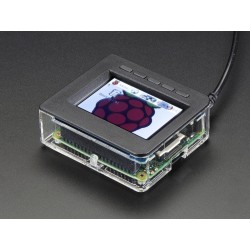 Armação para display 2.4'' p/ PiTFT HAT - Raspberry Pi A+ c/5 botões	