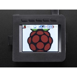 Armação para display 2.4'' p/ PiTFT HAT - Raspberry Pi A+ c/5 botões	
