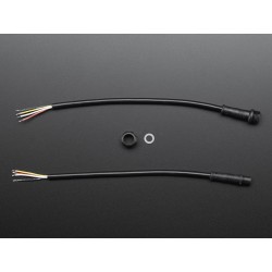 Waterproof Polarized 4-Wire Cable Set	