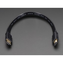 HDMI Flat Cable - 1 foot / 30cm long	