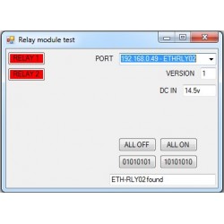 ETH002 - Modulo 2 Relés IP
