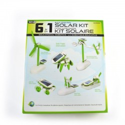 Kit solar educacional 6 em 1