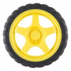 Wheel - 65mm (Rubber Tire, Pair)