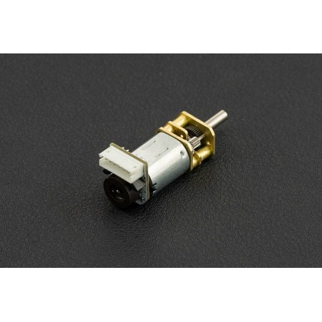  Micro Motor com encoder e caixa Redutora 298:1 - 6V 52rpm 