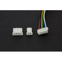  Micro Motor com encoder e caixa Redutora 298:1 - 6V 52rpm 