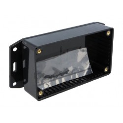 Enclosure: multipurpose, X:62mm, Y:112mm, Z:31mm, ABS, black