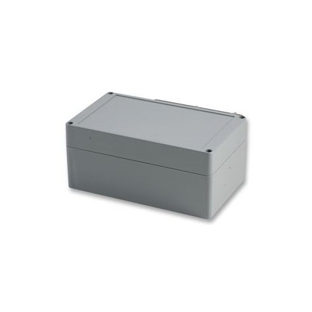 Caixa para electrónica - X:120mm Y:200mm Z:90mm - ABS - cinza escuro