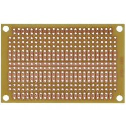 Placa de circuito impresso 72x47x1.6mm com 417 furos