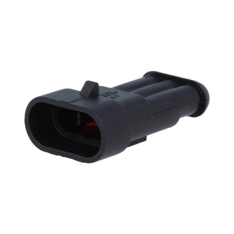 Conector 2 pinos macho à prova de água IP67 - 24VDC