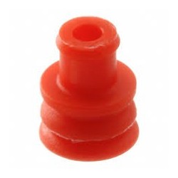 Seal for wire, Superseal 1.5, red, Øcable:2.5÷3.3mm, Øout:6.1mm 