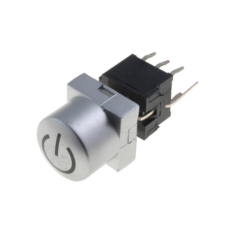 Microswitch 2-position DPDT 0.1A/30VDC THT LED red 1.5N