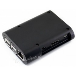 Caixa J para Raspberry Pi B+, 2 e 3 - Preto