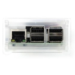 Transparent Acrylic Case+Cooling Fan for Raspberry Pi 3/2/B