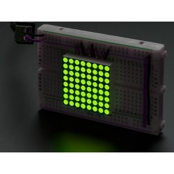Small 1.2" 8x8 Ultra Bright Yellow-Green LED Matrix - KWM-30881CUGB