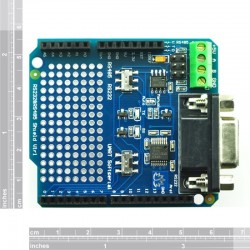 Shield RS232/485 para Arduino 