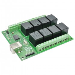 8 Channel USB Relay Module 