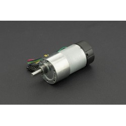 Metal DC Geared Motor w/Encoder - 12V 122RPM