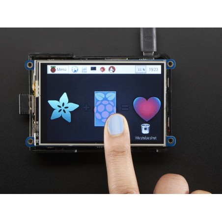 PiTFT Plus 480x320 3.5" TFT+Touchscreen for Raspberry Pi