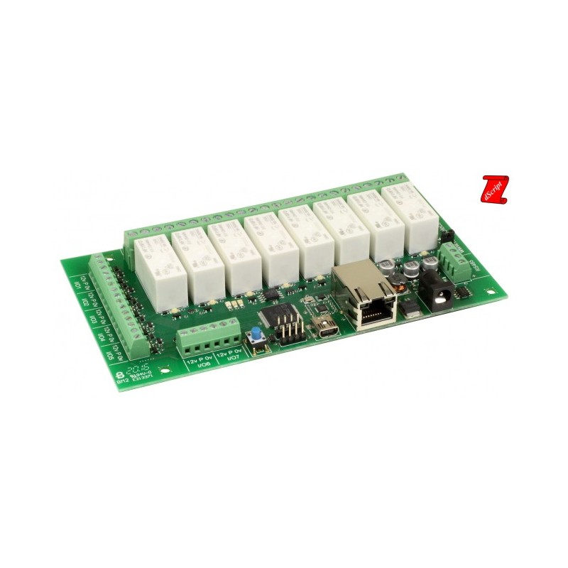dS378-16A 8 Channel Ethernet Relay