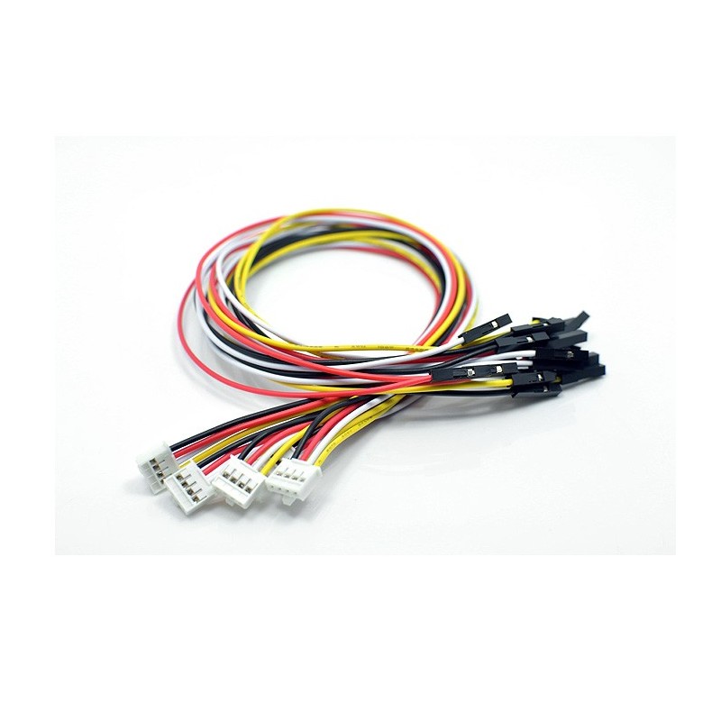 Conector Grove para 4 fios jumper fêmea (conjunto de 5) - ACC17112O