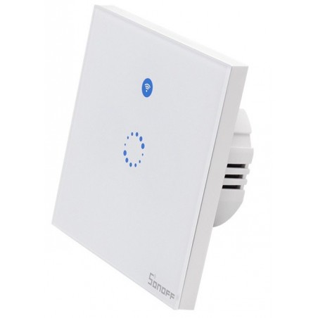 Sonoff T1 EU: Interruptor WIFI RF capacitivo para montagem em parede