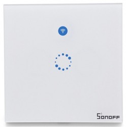 Sonoff T1 EU: Interruptor WIFI RF capacitivo para montagem em parede