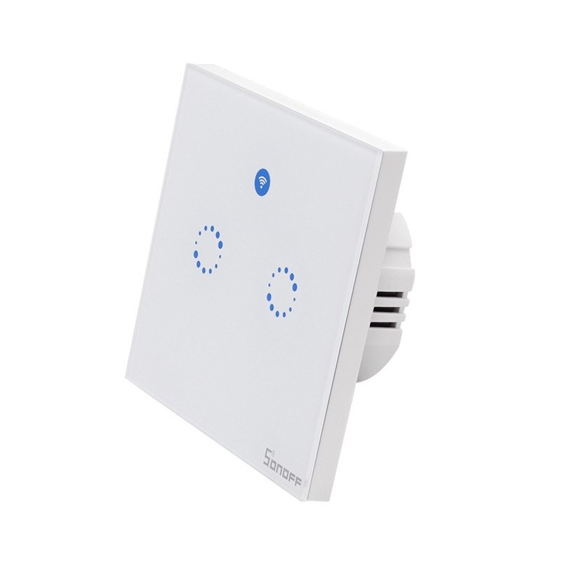 Sonoff T1 EU: 1-2 Gang WiFi RF Smart Wall Touch Light Switch