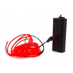 EL Wire Vermelho 3 metros - TEM03016B