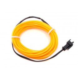 EL Wire Amarelo 3 metros - TEM03026B