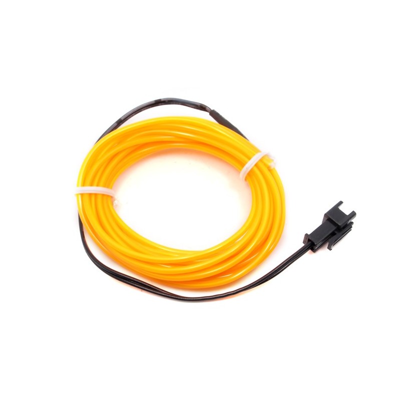 EL Wire Amarelo 3 metros - TEM03026B