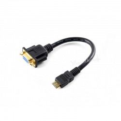 Mini HDMI to VGA Cable